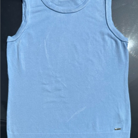 Calvin Klein Blue Sweater Vest Top - Picture 4 of 6